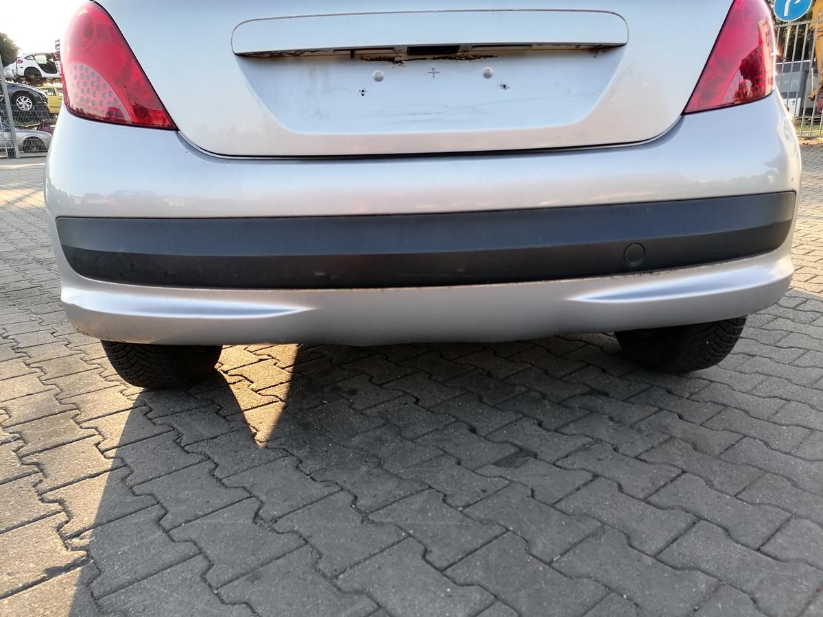 Peugeot 207 original Sto&szlig;stange Stossf&auml;nger hinten EZR Aluminium Grau Bj.2007